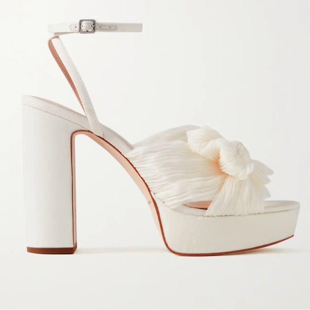 Loeffler Randall Natalia Platform Bridal Wedding Heels Shoes Sandals NIB 12 - Picture 3 of 12